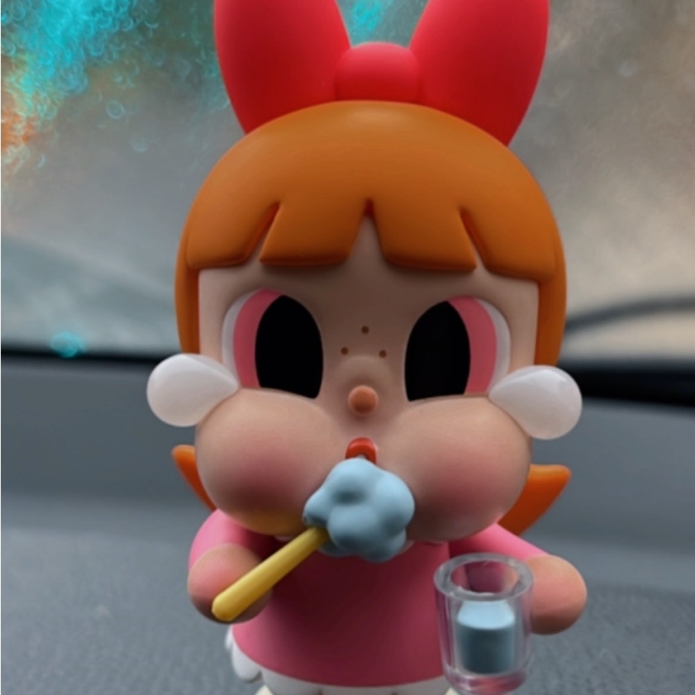 CryBaby x Pop Mart Brushing Teeth Blossom